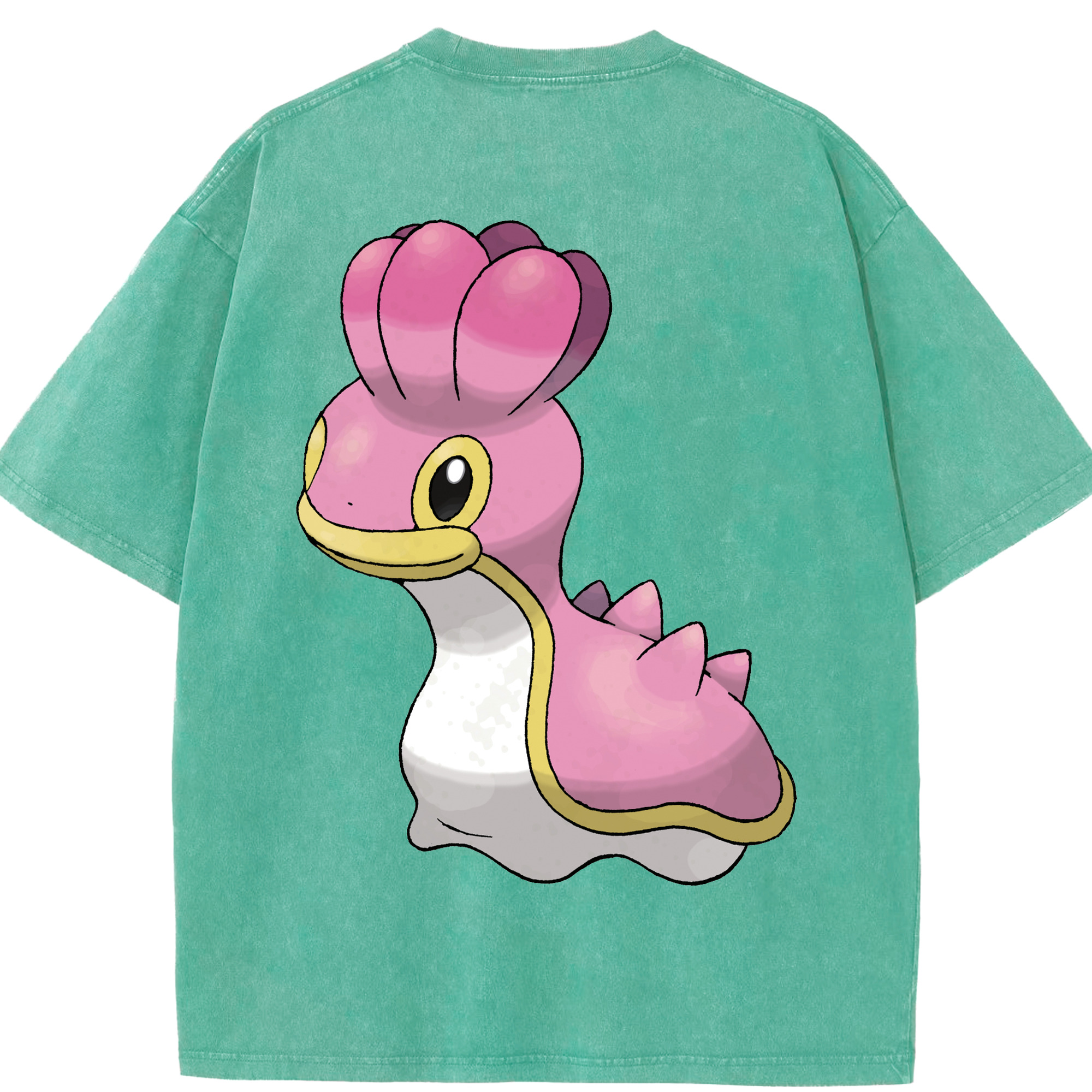 （画像用） ポケットモンスター Pokémon 綿100% ヴィンテージ風 半袖Tシャツ（背面プリント）